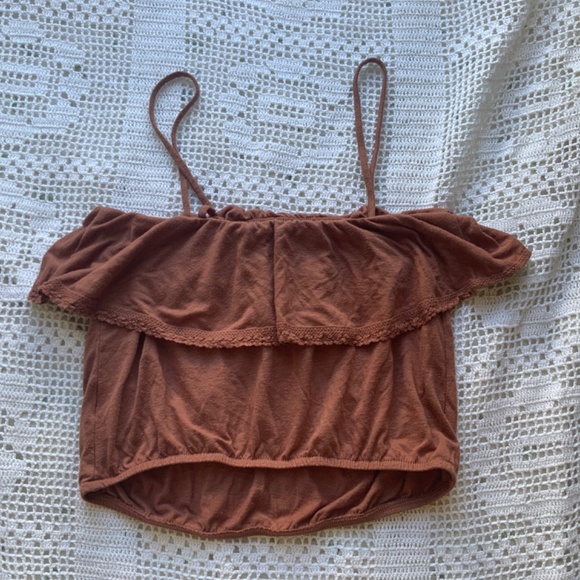 Loose American Eagle Crop Top XS - Picture 2 of 3